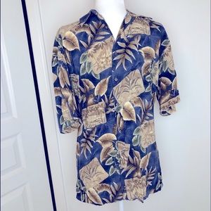 Moda Campia Moda short sleeve Hawaiian shirt